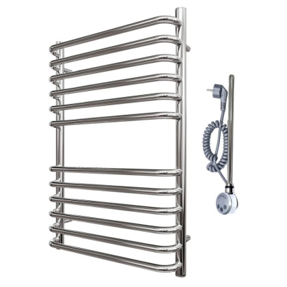 Полотенцесушитель электрический Point Нептун премиум PN09158SE П12 500x800 левый/правый, хром Полотенцесушитель электрический Point Нептун премиум PN09158SE П12 500x800 левый/правый, хром