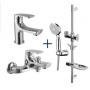 Комплект смесителей Lemark Plus Shape LM1780C "3 в 1"" Комплект смесителей Lemark Plus Shape LM1780C "3 в 1""