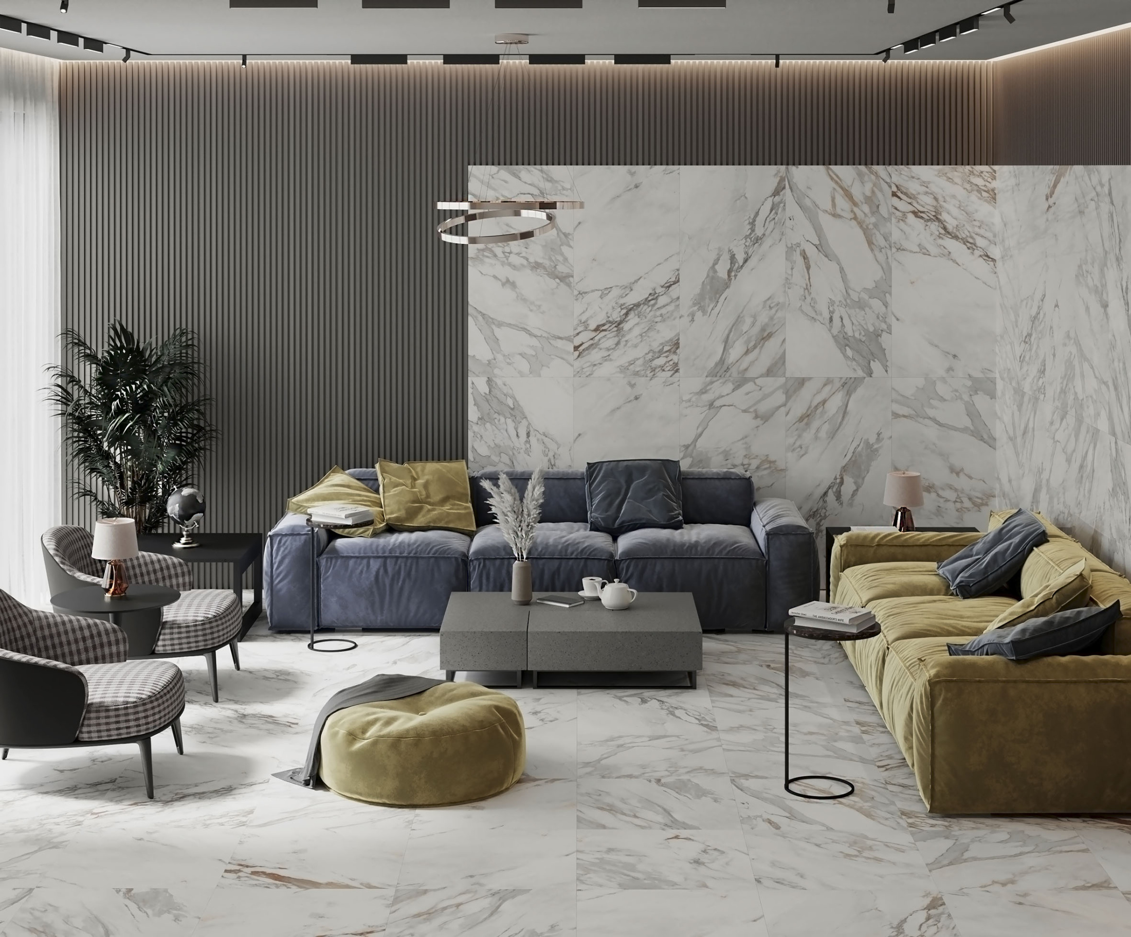 Керамогранит Laparet Calacatta Roma полированный 60х120 (2шт_1,44м2), м2