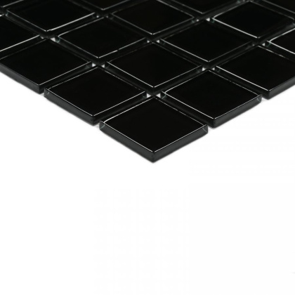Мозаика стеклянная Black Glass (чип 4*25*25) 300*300(22шт.-1.98м2), м2 Мозаика стеклянная Black Glass (чип 4*25*25) 300*300(22шт.-1.98м2), м2