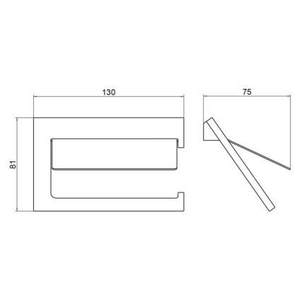 Бумагодержатель Timo Petruma 15242/17 золото матовое