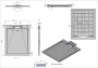 Поддон для душа из искусственного камня VST-4SRL8010W,1000*800*25, белый матовый
