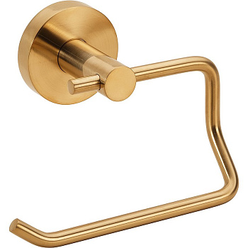 Держатель туалетной бумаги Bemeta Sablo 160112042 Золото матовое, без крышки