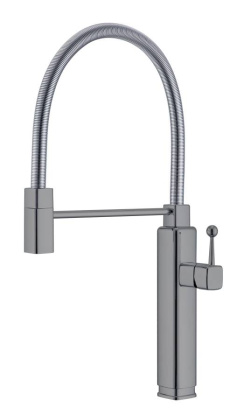 Смеситель для кухни Vincea VKF-101GM, вороненая сталь