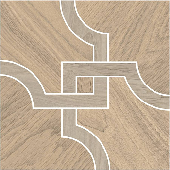 Декор 2 ID134 Монтиони бежевый матовый 30см*30см*9мм (1уп/6шт/)наборный, шт