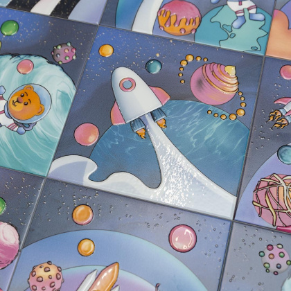 Керамический декор VT\A384\5009 Космос синий (20см*20см*6,9мм) (10шт/0,4м2) Космос 6, шт. Керамический декор VT\A384\5009 Космос синий (20см*20см*6,9мм) (10шт/0,4м2) Космос 6, шт.