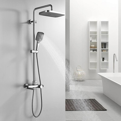 Душевая стойка с термостатом ROSE R18T R1896T