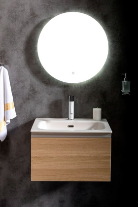 Тумба без раковины Vallessi 60*46см LIGHT OAK, 1 полка 837-060-L Boheme