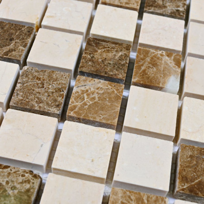 Мозаика натуральный камень Turin-20 slim (Pol) (чип 4*15*15) 30,5*30,5 (15шт.-1.4м2), м2 Мозаика натуральный камень Turin-20 slim (Pol) (чип 4*15*15) 30,5*30,5 (15шт.-1.4м2), м2