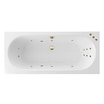 Ванна EXCELLENT Oceana Slim 170x75 "SMART" (бронза)