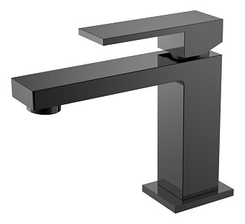 Cмеситель для умывальника Qubic Shinny Gun Metal Cмеситель для умывальника Qubic Shinny Gun Metal