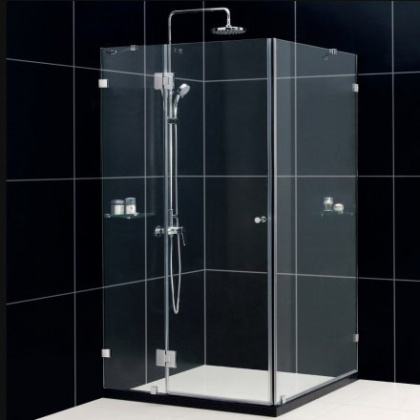 Душевой уголок RGW HO-44, 01064480-11, 80 х 100 x 195 см, дверь распашная, стекло прозрачное, хром