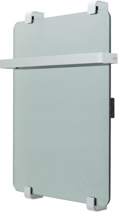 Полотенцесушитель электрический Allen Brau Infinity 60x44 с рейлингом и креплением, серебро браш Полотенцесушитель электрический Allen Brau Infinity 60x44 с рейлингом и креплением, серебро браш