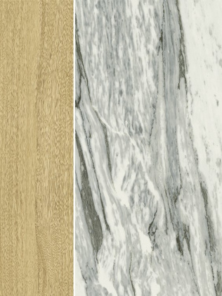 Керамогранит 610110000618 Скайфолл Бьянко Блок (53см*40см*9мм) (3шт/0,636м2) ., шт