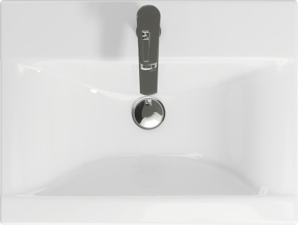 Тонкая раковина Ontario с отверстием под смеситель, размером 60 см Тонкая раковина Ontario с отверстием под смеситель, размером 60 см