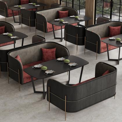 Керамогранит MONO BLACK 2000х900х6мм (MATT)