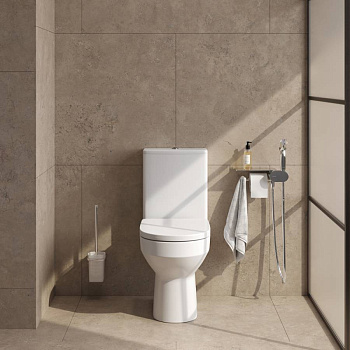 Набор унитаз-компакт с гигиеническим душем CK70C1804W