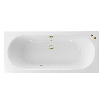 Ванна EXCELLENT Oceana Slim 180x80 "SOFT" (бронза)