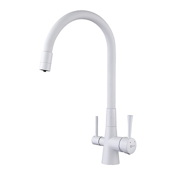 Смеситель Lemark Comfort LM3075W для кухни  с подключением к фильтру с питьевой водой Смеситель Lemark Comfort LM3075W для кухни  с подключением к фильтру с питьевой водой