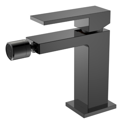 Смеситель для биде Qubic Shinny Gun Metal Смеситель для биде Qubic Shinny Gun Metal