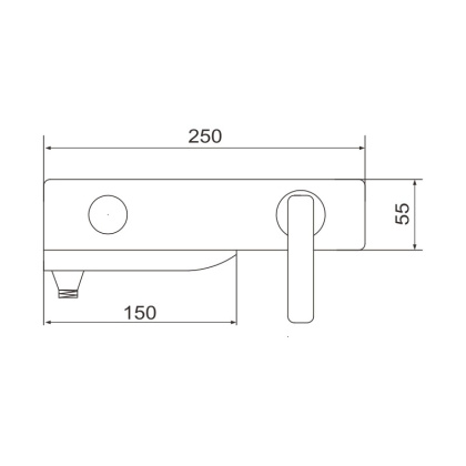 Смеситель для ванны, латунь R2702H
