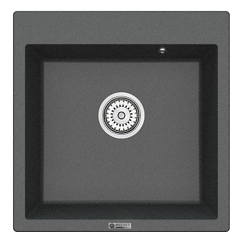 Мойка кухонная Point Арбель 51 PN3001GR, графит Мойка кухонная Point Арбель 51 PN3001GR, графит