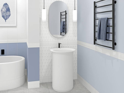 Плитка Meissen Keramik Trendy светло-голубой 25x75 TYU491