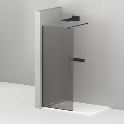 LIBERTA-110-GR Стекло для перегородки Liberta, графит, 1100х1950 мм LIBERTA-110-GR Стекло для перегородки Liberta, графит, 1100х1950 мм