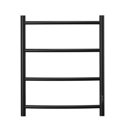 Полотенцесушитель электрический Point Афина PN04856B П4 500x600 диммер справа, черный Полотенцесушитель электрический Point Афина PN04856B П4 500x600 диммер справа, черный