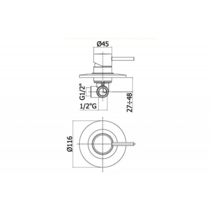 Смесители для душа Paffoni Light LIG011HGSP (с внутренней частью) Смесители для душа Paffoni Light LIG011HGSP (с внутренней частью)