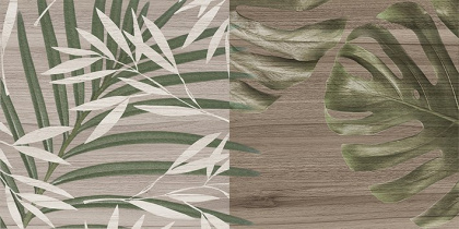 Плитка настенная Organic табачный узор 08-01-17-2454 20х40 (15шт/1,2м2),м2