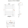 Полотенцесушитель Браво эл ТЭН 2 П 80*60 (ЛЦ4)