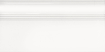 Плинтус Беллони белый матовый обрезной 20x40x1,6