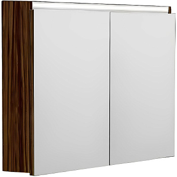 Зеркальный шкаф Vallessi 100 зебрано с подстветкой 546-Z Boheme