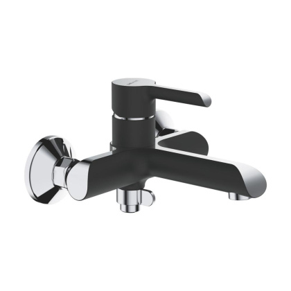 Смеситель для ванны латунь, черный S6002H