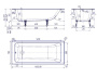 Ванна чугунная Creto Strong 160x70 см 25-1160