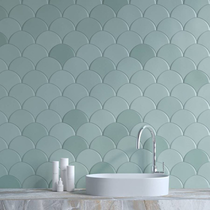 Плитка Escamas Dynamic Skylight 15,5х17 Плитка Escamas Dynamic Skylight 15,5х17