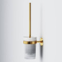 Стойка с туалетной щеткой, золото A85A33399