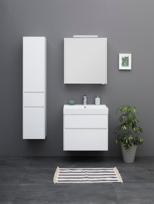 Пенал Aquanet Бруклин 35 L белый глянец