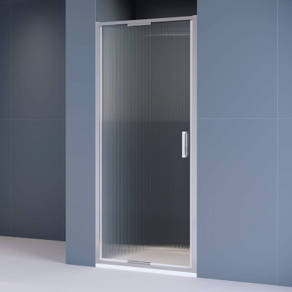 Душевая дверь  80*195 RGW SV-05 Хром/Ribbed/8 мм (Easy)
