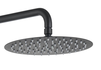 Душевая система 3jet 250мм AQUATEK, матовый черный AQ2040MB