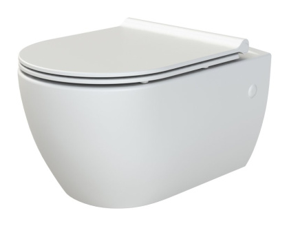 Bianca подвесной унитаз белый глянец без сиденья