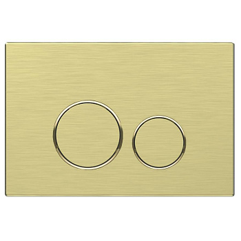 Кнопка смыва Vincea VFP-005BG, цвет брашированное золото