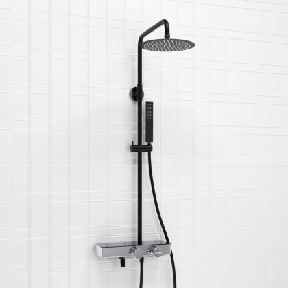 A114.258.218.CB Thermo Душевой комплект с термостатическим смесителем