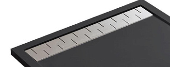 Сифон для поддонов из камня VST-2SR3B c гидрозатвором, черный