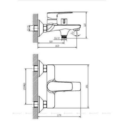 Смеситель для ванны/душа Orange Sofi 2.0 M46-100cr