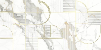 Декор 18-03-00-3608-1 Laurel белый (60см*30см*9мм) (5шт/0,9м2), шт