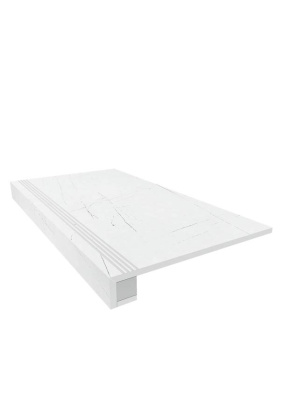 Комплект (Ступень VS01 (33x120) непол. (прямоугол. бортик)+ Подступенок (14,5x120)) Комплект (Ступень VS01 (33x120) непол. (прямоугол. бортик)+ Подступенок (14,5x120))