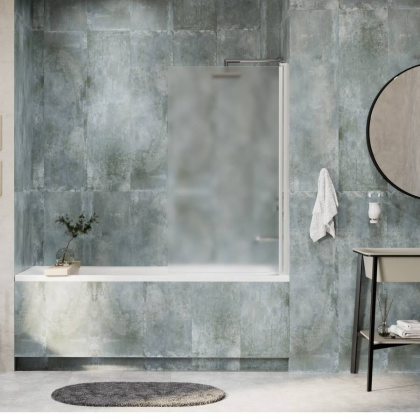 Berkel 48P01-80R Matt glass Стеклянная шторка на ванну Wasserkraft