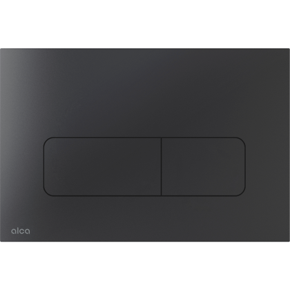 Кнопка управления для скрытых систем инсталляции, нержавеющая сталь-черный мат Кнопка управления для скрытых систем инсталляции, нержавеющая сталь-черный мат